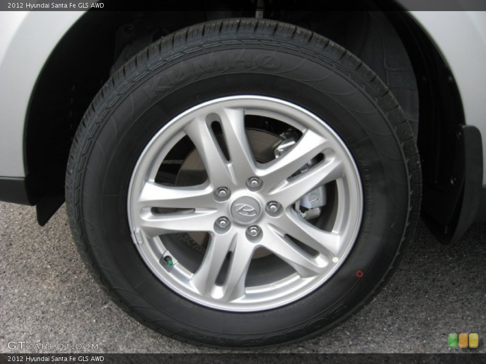 2012 Hyundai Santa Fe GLS AWD Wheel and Tire Photo #55777553