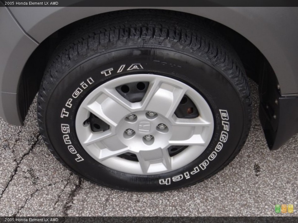 2005 Honda Element LX AWD Wheel and Tire Photo #55780718