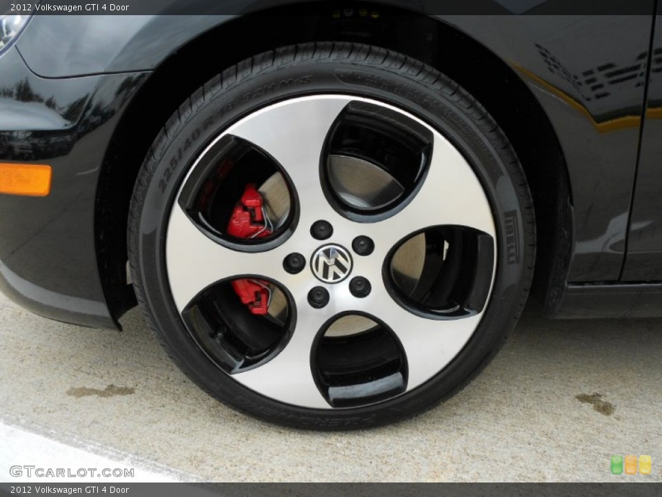 2012 Volkswagen GTI 4 Door Wheel and Tire Photo #55789154
