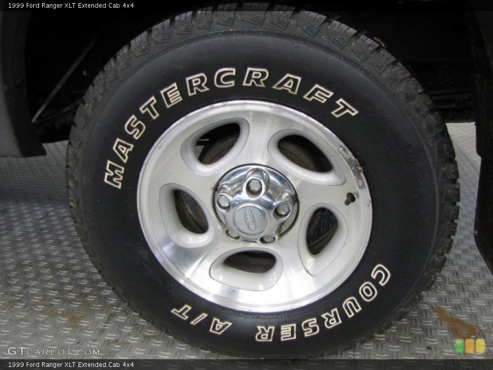 1999 Ford Ranger XLT Extended Cab 4x4 Wheel and Tire Photo #55807008