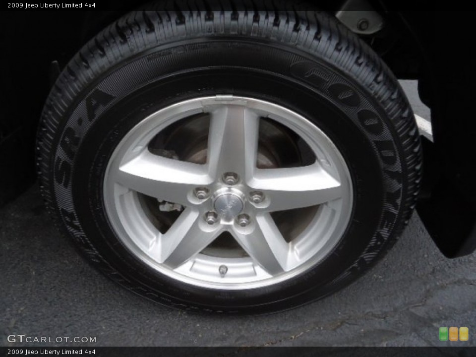 2009 Jeep Liberty Limited 4x4 Wheel and Tire Photo #55808552