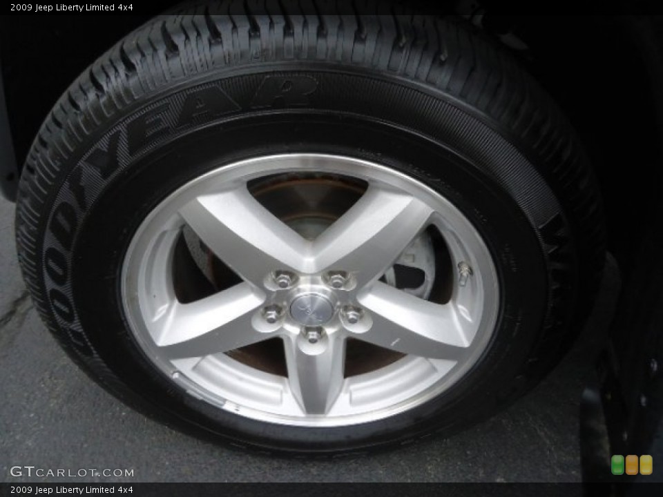 2009 Jeep Liberty Limited 4x4 Wheel and Tire Photo #55808561