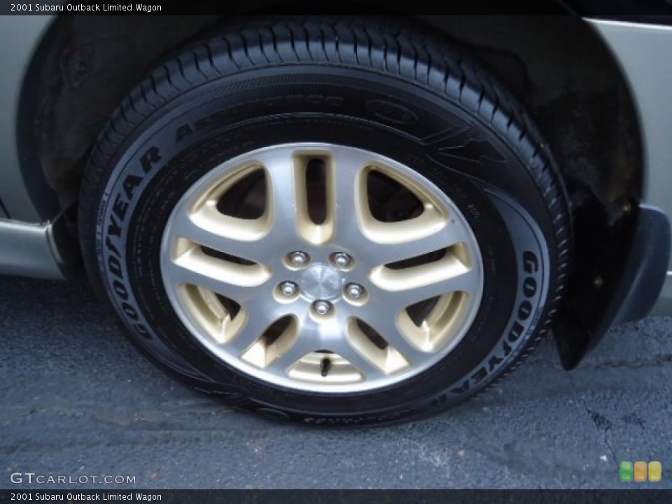 2001 Subaru Outback Limited Wagon Wheel and Tire Photo #55808882