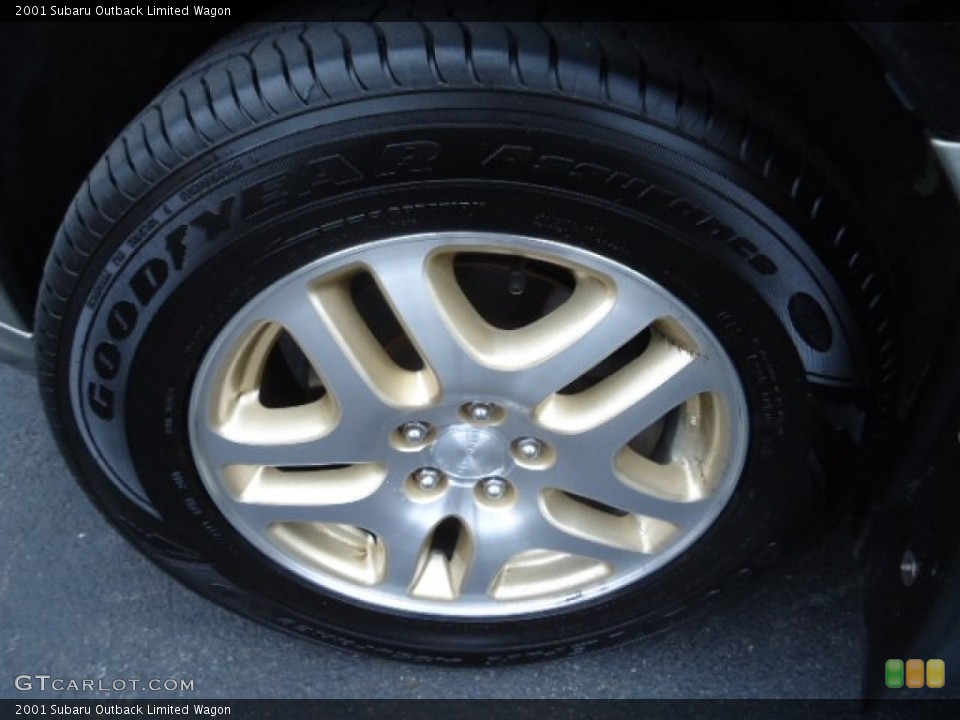 2001 Subaru Outback Limited Wagon Wheel and Tire Photo #55808889