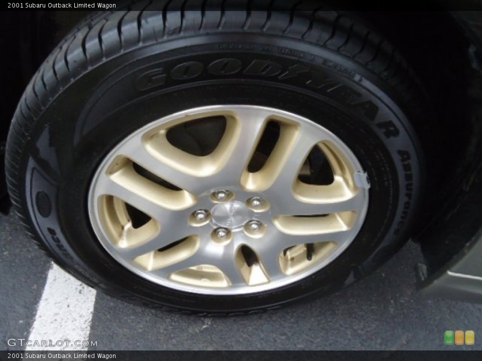 2001 Subaru Outback Limited Wagon Wheel and Tire Photo #55808897