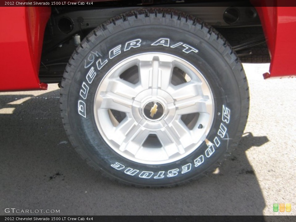 2012 Chevrolet Silverado 1500 LT Crew Cab 4x4 Wheel and Tire Photo #55810649