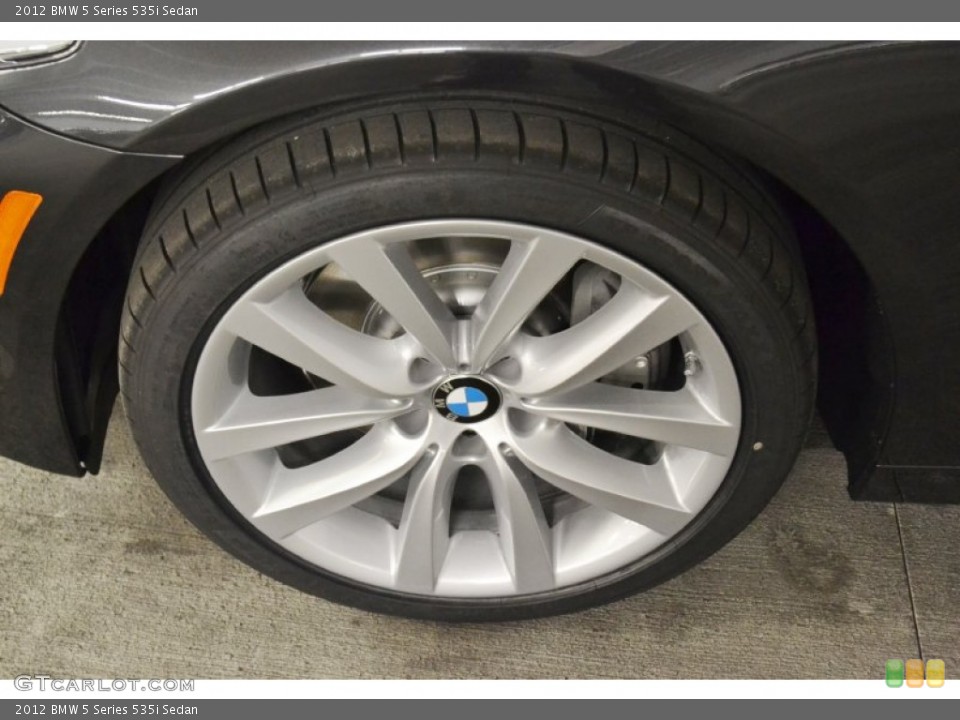 2012 BMW 5 Series 535i Sedan Wheel and Tire Photo #55812017