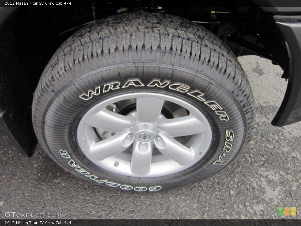 2012 Nissan Titan SV Crew Cab 4x4 Wheel and Tire Photo #55813271