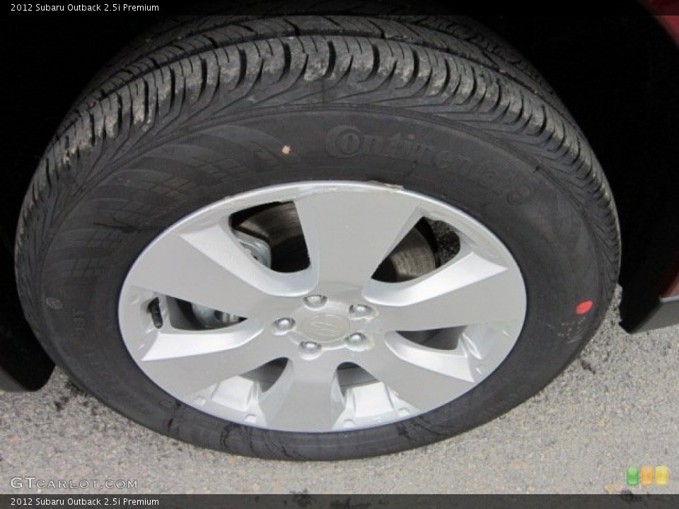 2012 Subaru Outback 2.5i Premium Wheel and Tire Photo #55817132