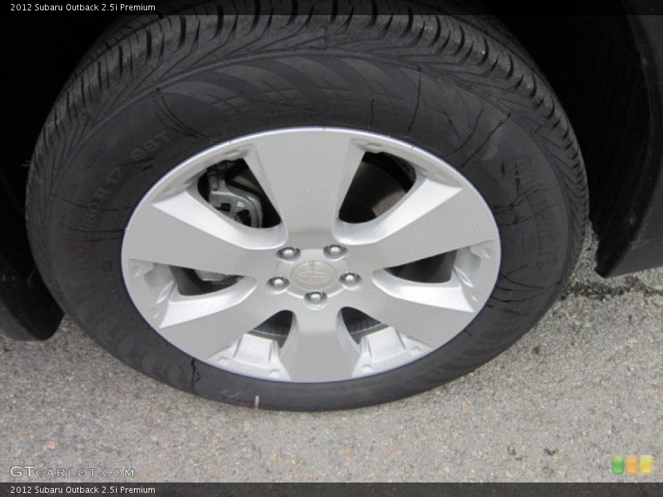 2012 Subaru Outback 2.5i Premium Wheel and Tire Photo #55817885