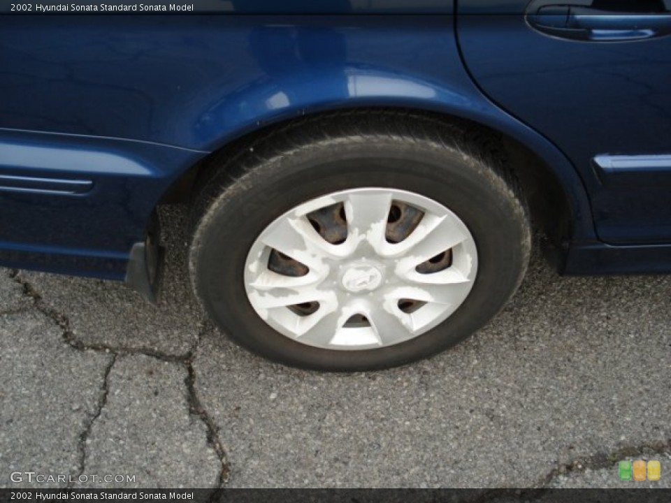 2002 Hyundai Sonata  Wheel and Tire Photo #55821698