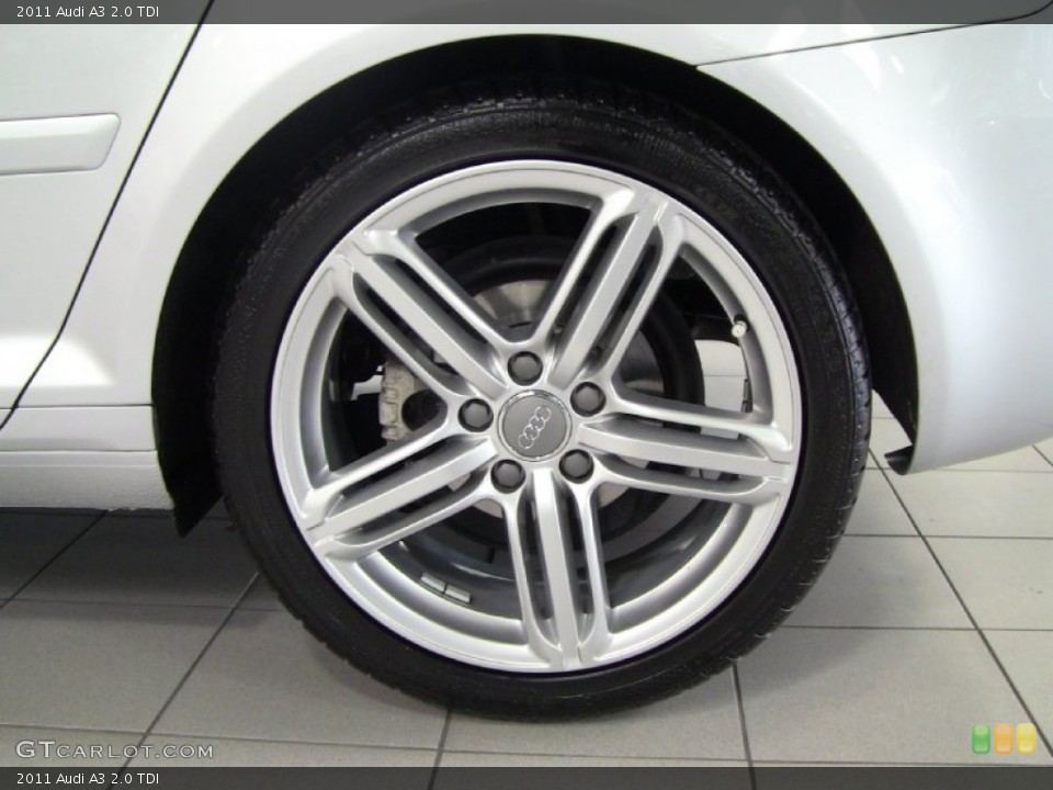 2011 Audi A3 2.0 TDI Wheel and Tire Photo #55823303