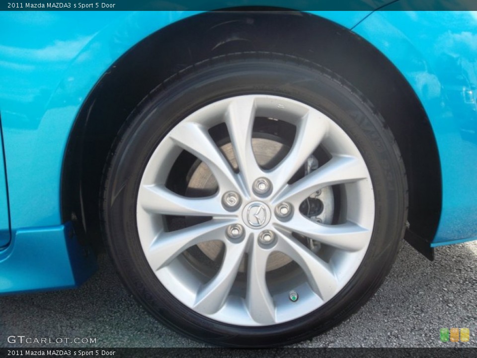 2011 Mazda MAZDA3 s Sport 5 Door Wheel and Tire Photo #55824749