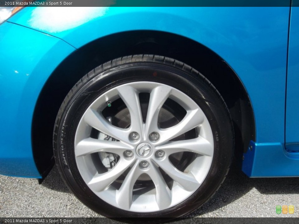 2011 Mazda MAZDA3 s Sport 5 Door Wheel and Tire Photo #55824817