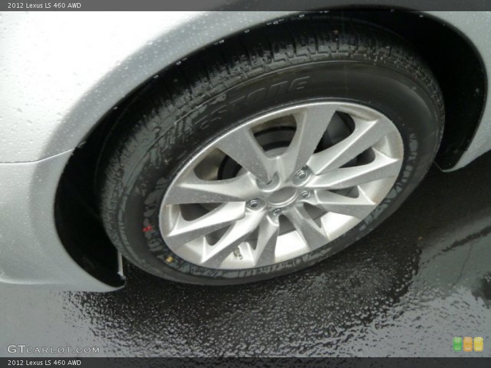 2012 Lexus LS 460 AWD Wheel and Tire Photo #55825409