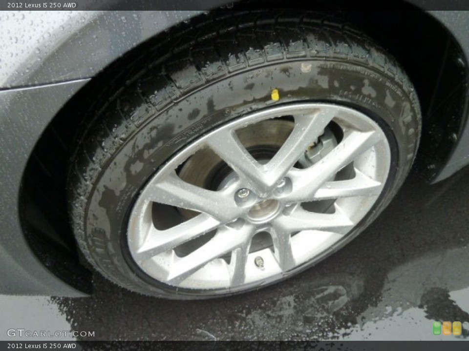 2012 Lexus IS 250 AWD Wheel and Tire Photo #55825772
