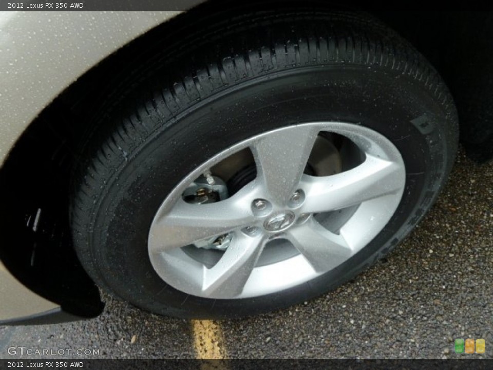 2012 Lexus RX 350 AWD Wheel and Tire Photo #55826315