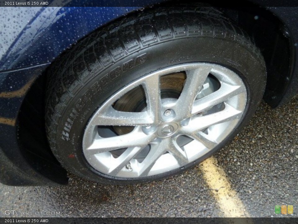 2011 Lexus IS 250 AWD Wheel and Tire Photo #55826648