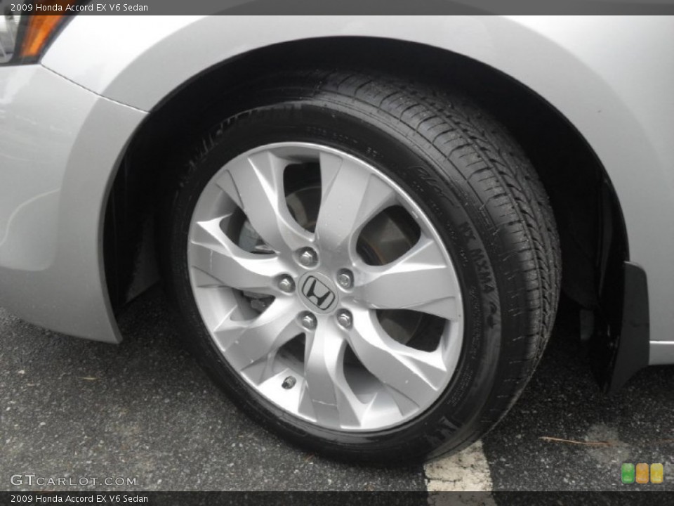 2009 Honda Accord EX V6 Sedan Wheel and Tire Photo #55826726