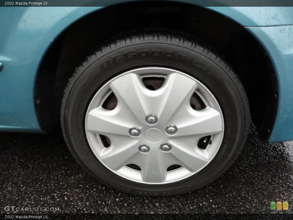 2002 Mazda Protege LX Wheel and Tire Photo #55827887