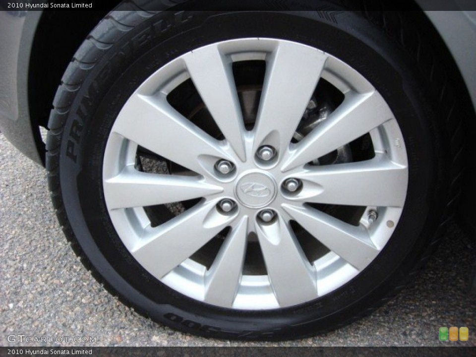 2010 Hyundai Sonata Limited Wheel and Tire Photo #55829105