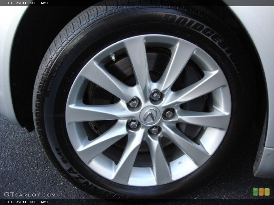 2010 Lexus LS 460 L AWD Wheel and Tire Photo #55836188