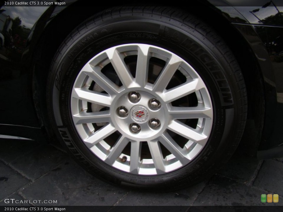 2010 Cadillac CTS 3.0 Sport Wagon Wheel and Tire Photo #55836473