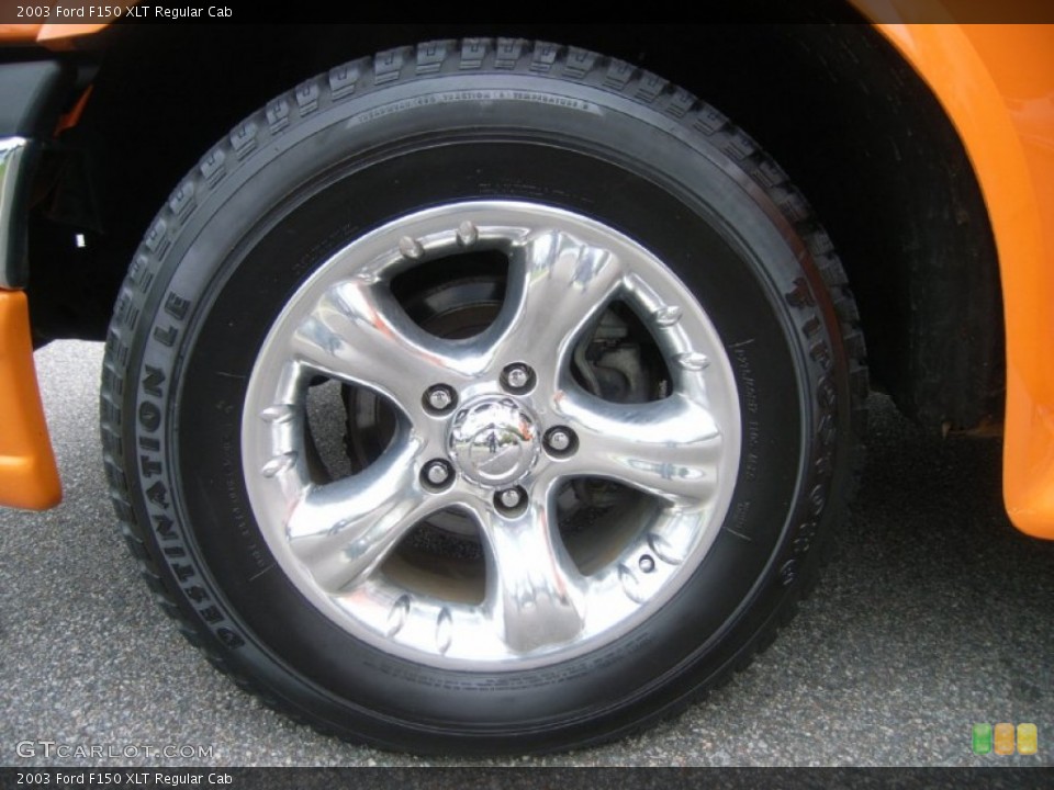 2003 Ford F150 Custom Wheel and Tire Photo #55837829