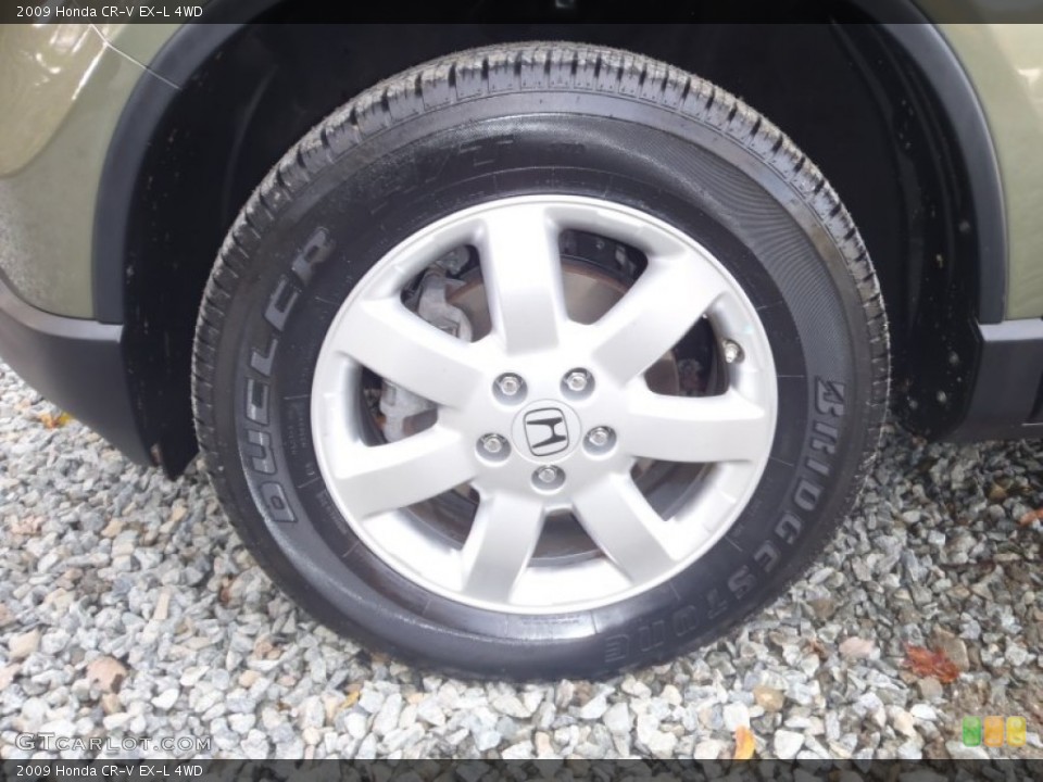 2009 Honda CR-V EX-L 4WD Wheel and Tire Photo #55838012