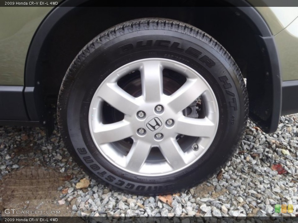 2009 Honda CR-V EX-L 4WD Wheel and Tire Photo #55838021