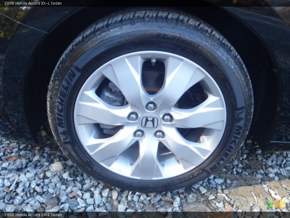 2008 Honda Accord EX-L Sedan Wheel and Tire Photo #55838276