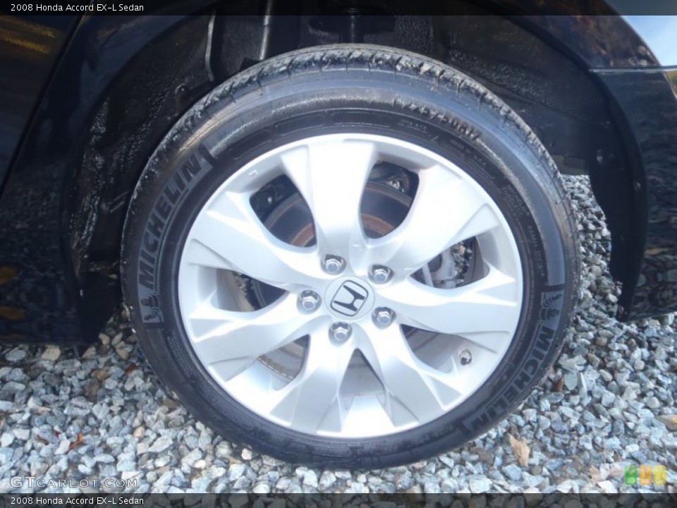 2008 Honda Accord EX-L Sedan Wheel and Tire Photo #55838285
