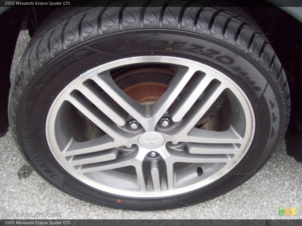 2003 Mitsubishi Eclipse Spyder GTS Wheel and Tire Photo #55839284
