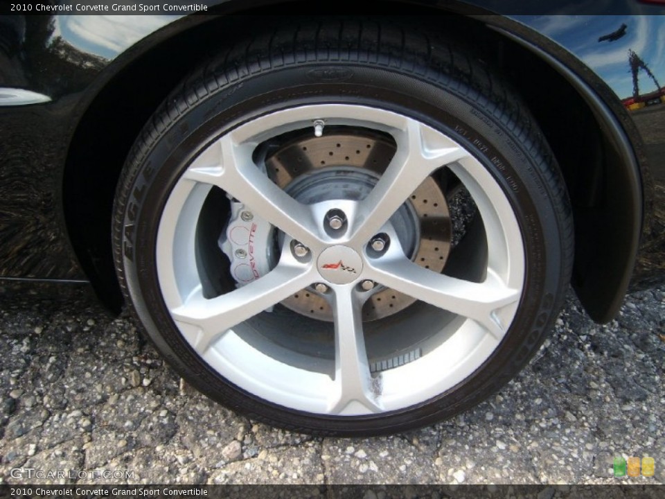 2010 Chevrolet Corvette Grand Sport Convertible Wheel and Tire Photo #55841657