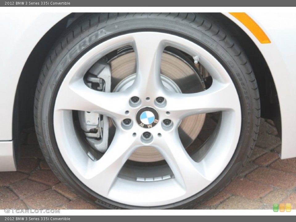 2012 BMW 3 Series 335i Convertible Wheel and Tire Photo #55843061