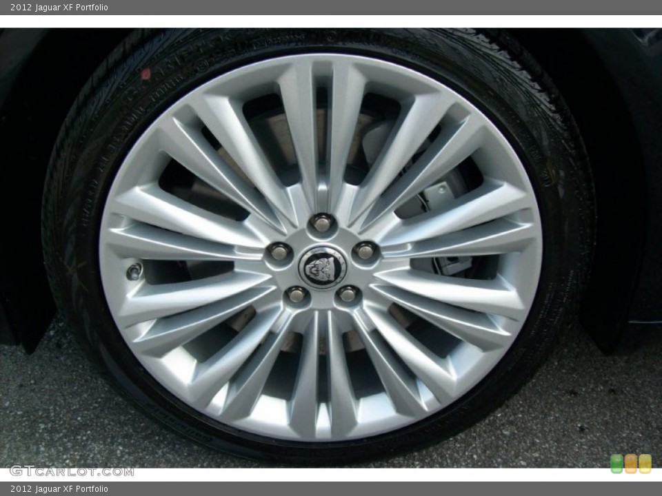 2012 Jaguar XF Portfolio Wheel and Tire Photo #55844618