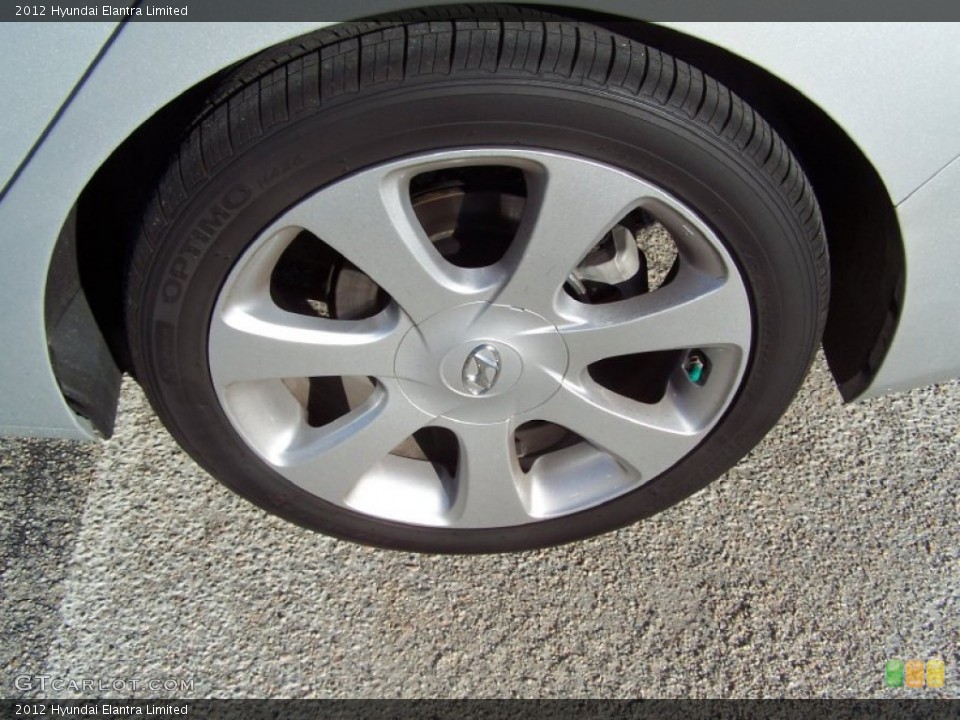 2012 Hyundai Elantra Limited Wheel and Tire Photo #55844756