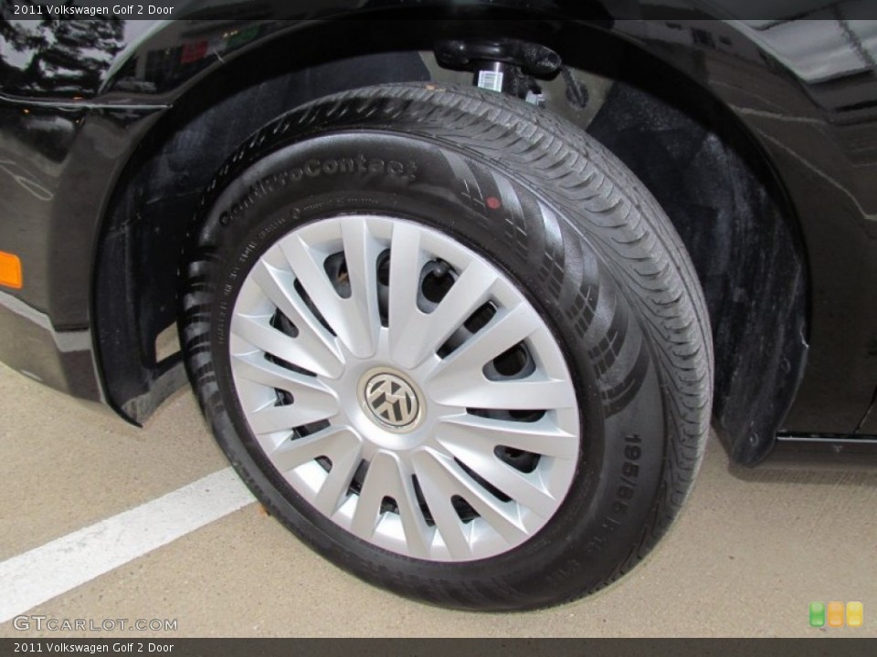 2011 Volkswagen Golf 2 Door Wheel and Tire Photo #55845131