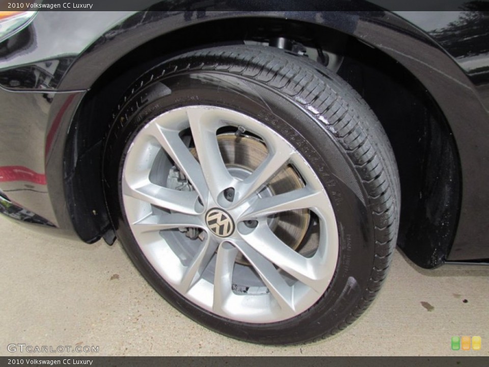 2010 Volkswagen CC Luxury Wheel and Tire Photo #55845266