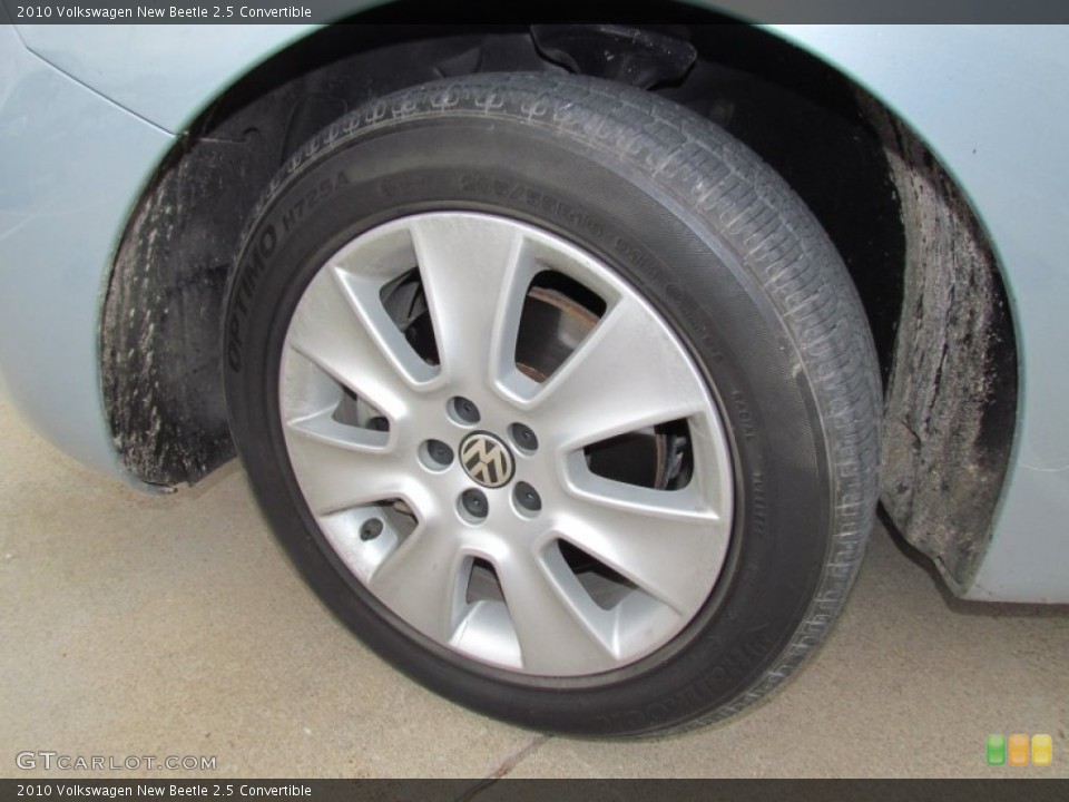 2010 Volkswagen New Beetle 2.5 Convertible Wheel and Tire Photo #55845455