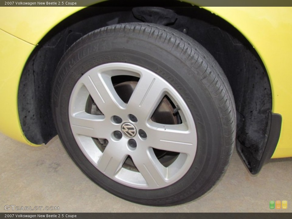 2007 Volkswagen New Beetle 2.5 Coupe Wheel and Tire Photo #55845665