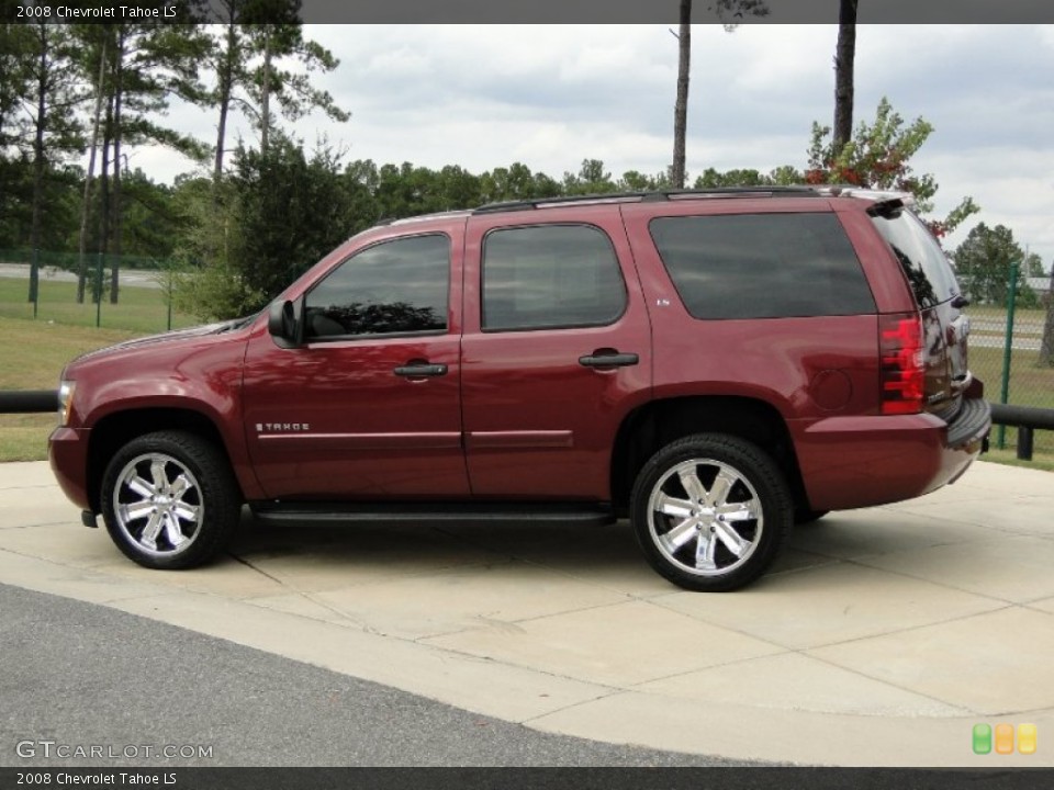 2008 Chevrolet Tahoe Custom Wheel and Tire Photo #55858285