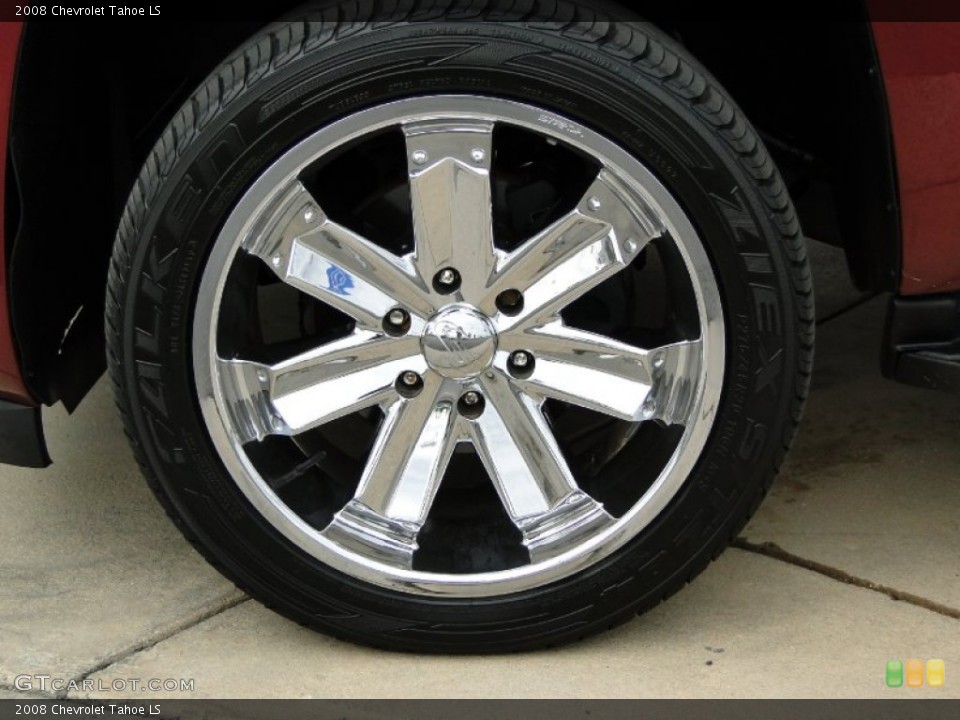 2008 Chevrolet Tahoe Custom Wheel and Tire Photo #55858534
