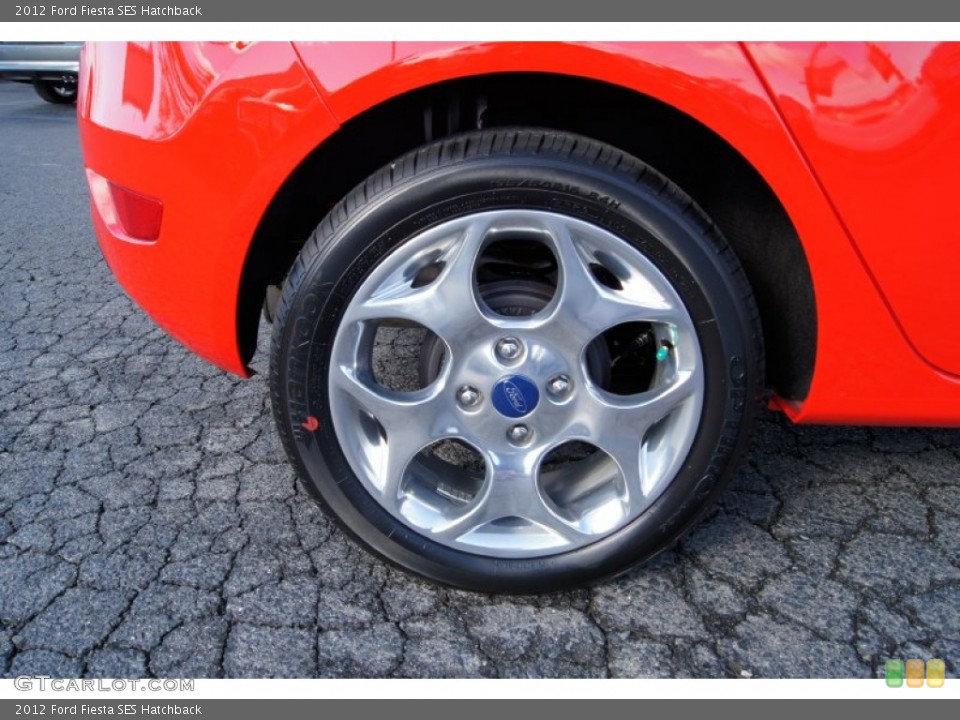 2012 Ford Fiesta SES Hatchback Wheel and Tire Photo #55859029