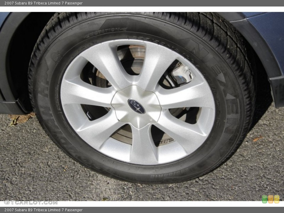 2007 Subaru B9 Tribeca Limited 7 Passenger Wheel and Tire Photo #55862773