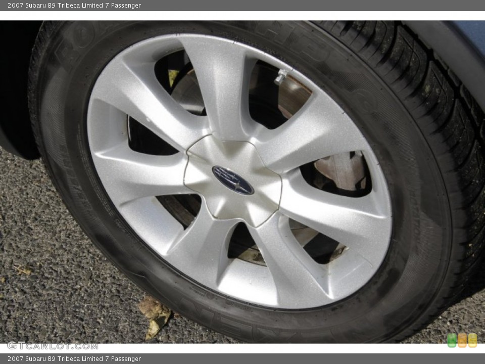 2007 Subaru B9 Tribeca Limited 7 Passenger Wheel and Tire Photo #55862785