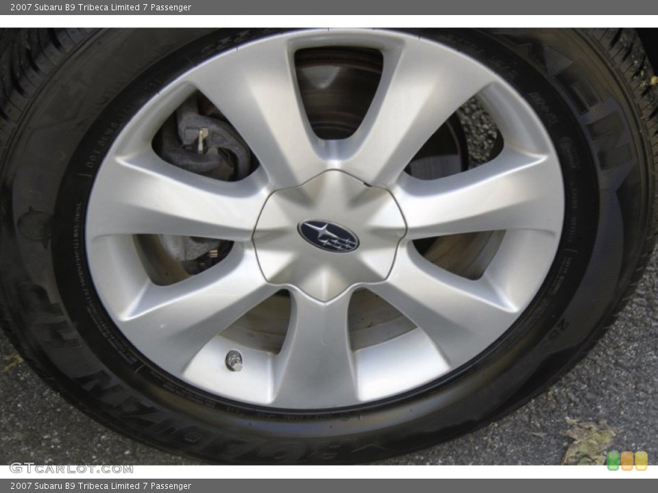 2007 Subaru B9 Tribeca Limited 7 Passenger Wheel and Tire Photo #55862804