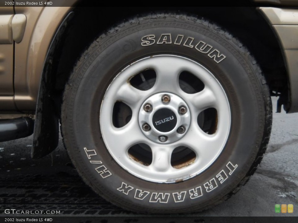 2002 Isuzu Rodeo LS 4WD Wheel and Tire Photo #55862924