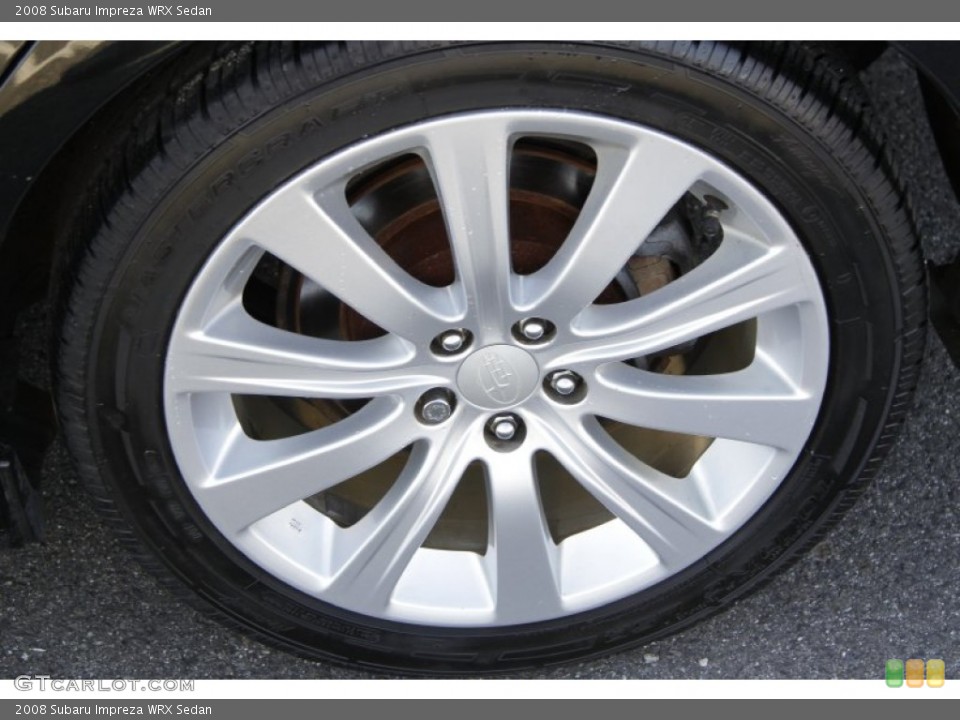 2008 Subaru Impreza WRX Sedan Wheel and Tire Photo #55864351