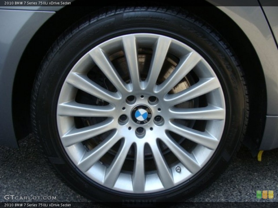 2010 BMW 7 Series 750Li xDrive Sedan Wheel and Tire Photo #55868470